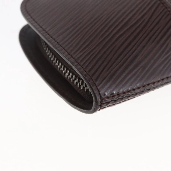 LOUIS VUITTON Epi Porte Monnaie Z Coin Purse Mocha M6368B LV Auth ep11384 - Picture 15 of 16